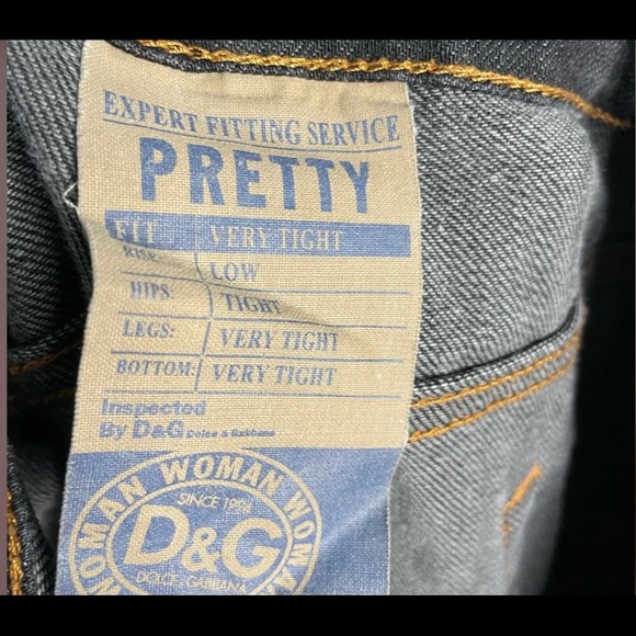 Dolce & Gabana Black Straight Leg Jeans Size 28 - Picture 6 of 6